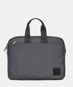 Hot Mandarina Duck DISTRICT Medium Briefcase | 15’’ Laptop Steel
