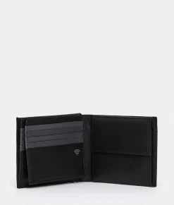 New Mandarina Duck DOWNTOWN Wallet Black