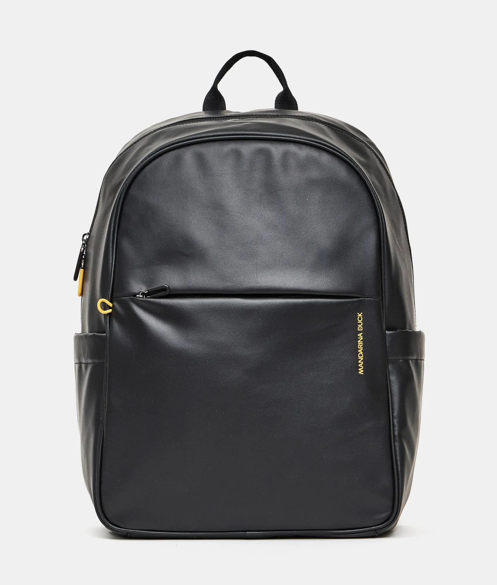 Outlet Mandarina Duck ECO COATED$ Backpack With Padded Shoulder Straps Black