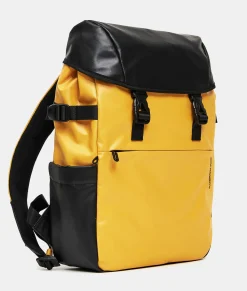 New Mandarina Duck ECO COATED Backpack With Buckles DuckYellow