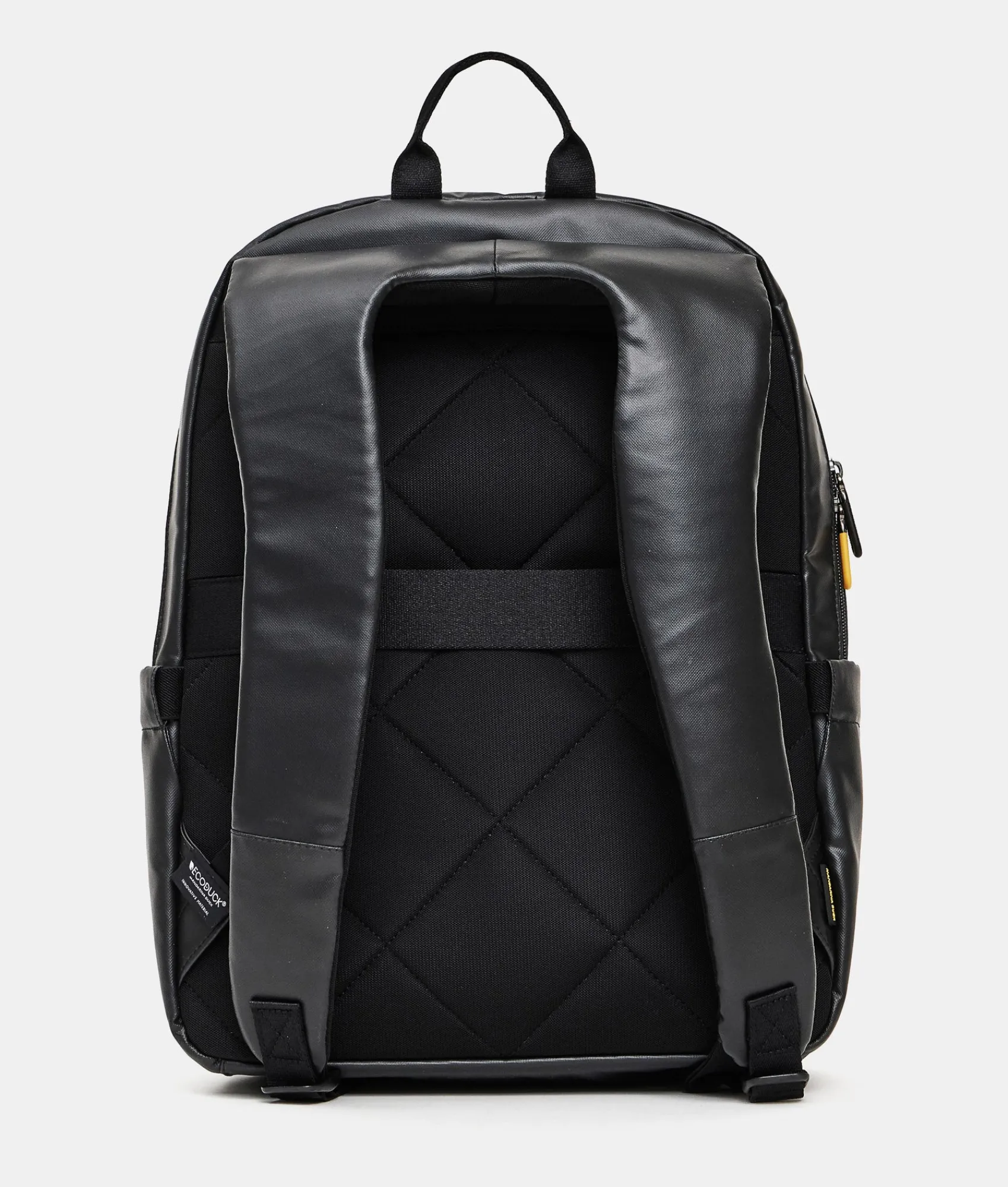 Outlet Mandarina Duck ECO COATED$ Backpack With Padded Shoulder Straps Black