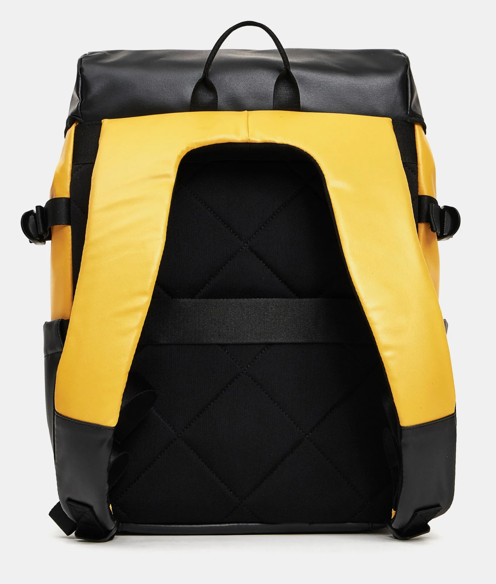 New Mandarina Duck ECO COATED Backpack With Buckles DuckYellow