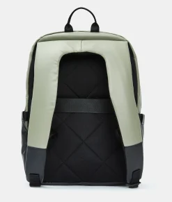 Hot Mandarina Duck ECO COATED Backpack With Padded Shoulder Straps Mud