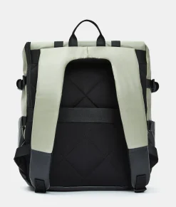Best Mandarina Duck ECO COATED Backpack With Padded Shoulder Straps Mud