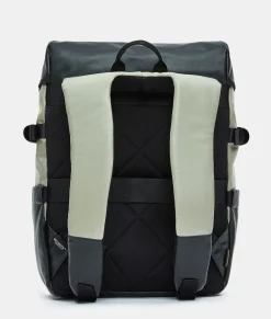 Discount Mandarina Duck ECO COATED Backpack With Buckles Mud