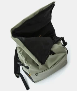 Best Mandarina Duck ECO COATED Backpack With Padded Shoulder Straps Mud