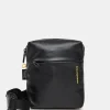 Outlet Mandarina Duck ECO COATED Crossbody Bag Black