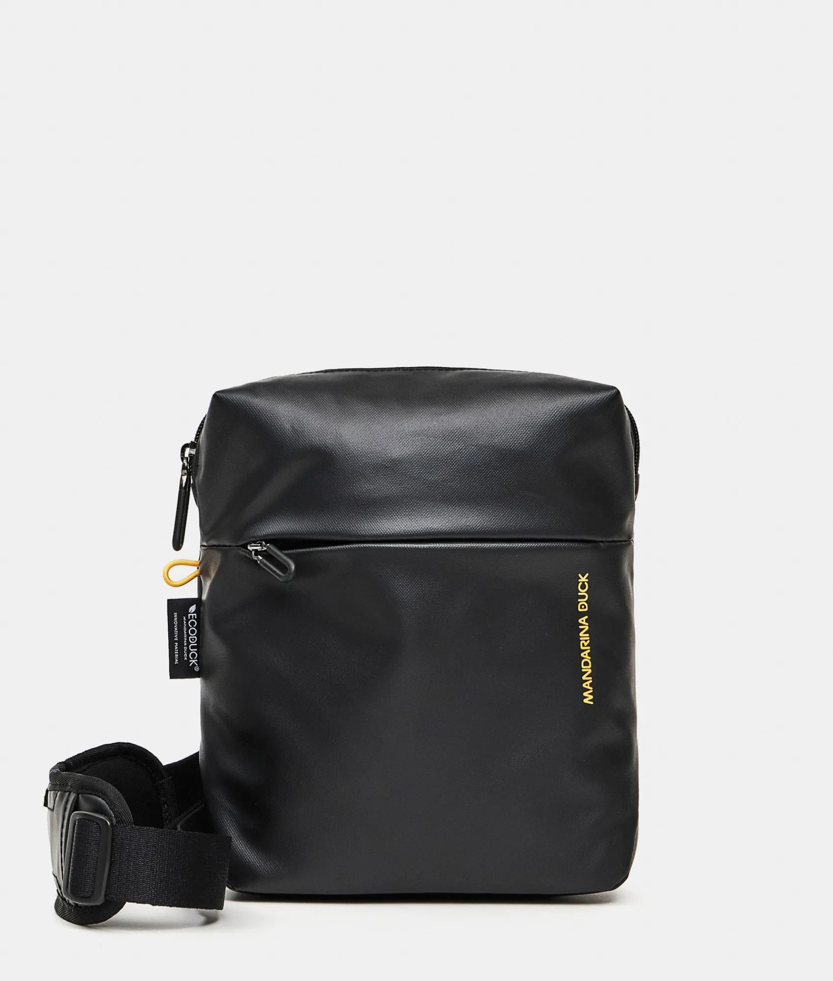 Outlet Mandarina Duck ECO COATED Crossbody Bag Black
