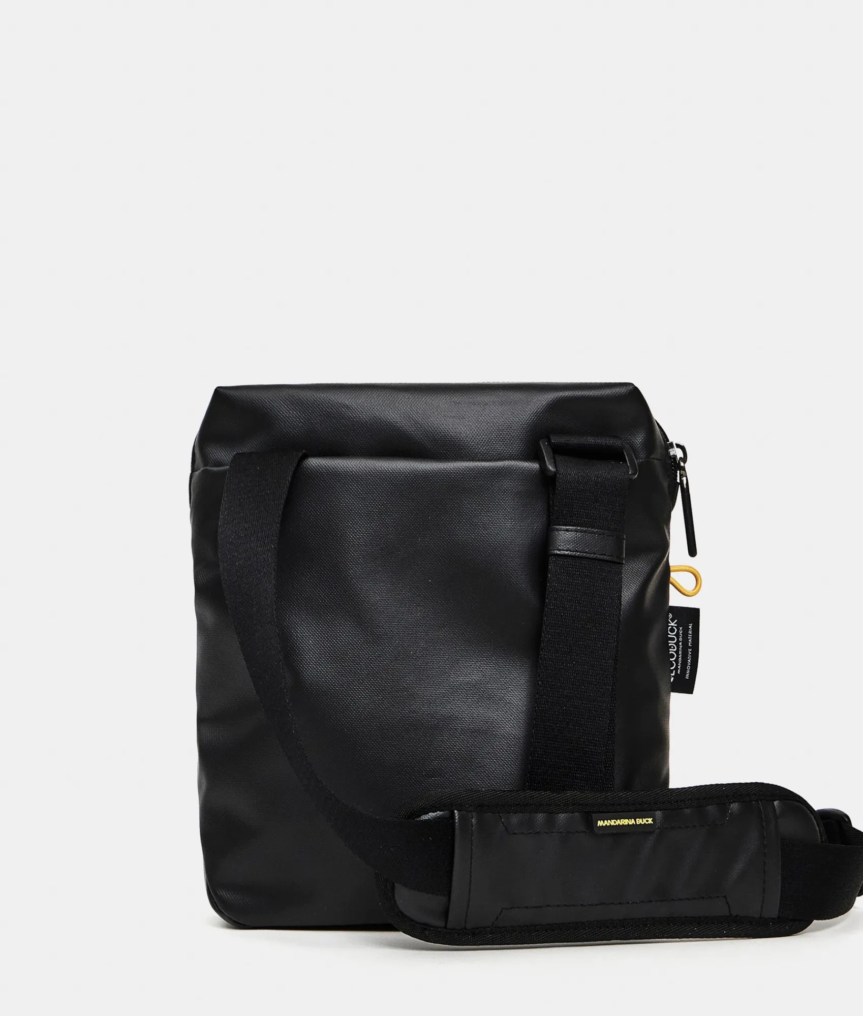 Outlet Mandarina Duck ECO COATED Crossbody Bag Black