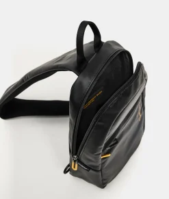 Sale Mandarina Duck ECO COATED Crossbody Bag Black