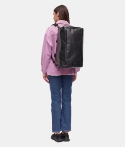 Fashion Mandarina Duck ECO COATED Duffle Backpack Black