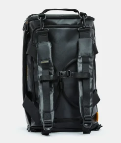 Fashion Mandarina Duck ECO COATED Duffle Backpack Black