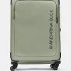 Clearance Mandarina Duck ECO COATED Extra-Large Expandable Soft Trolley (4 Wheels) | cm 85 X 52 X 32/35.5 Mud