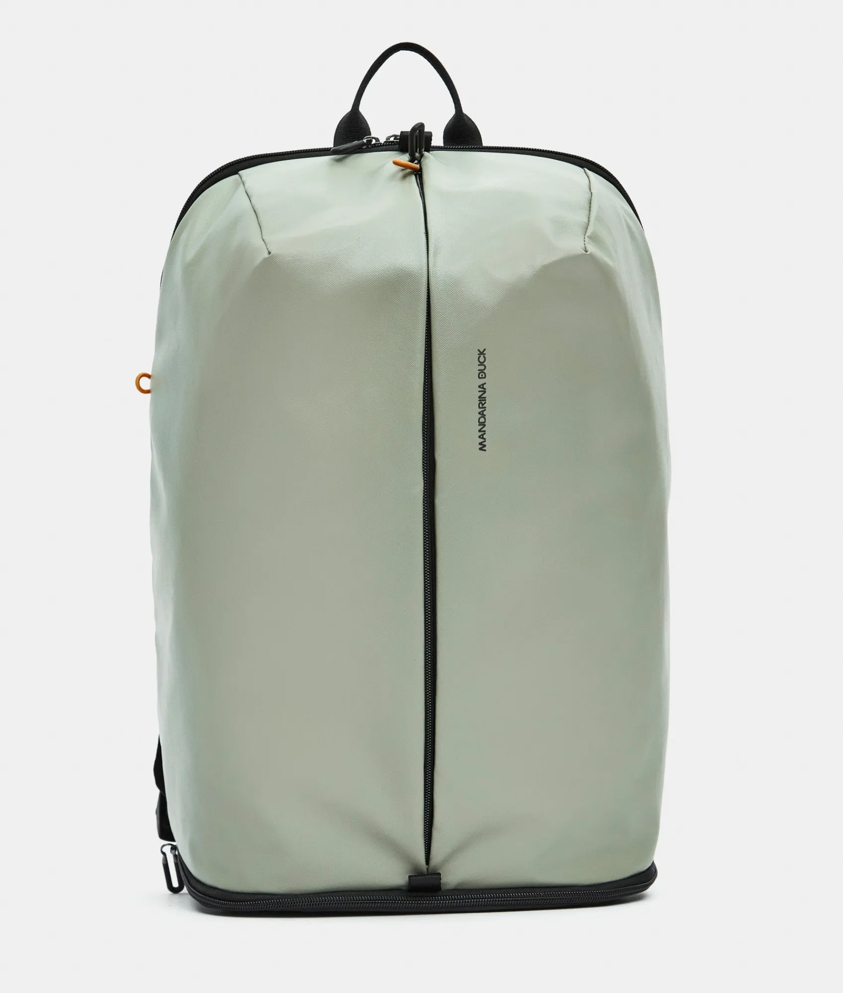 New Mandarina Duck ECO COATED Large Backpack With Zip Mud