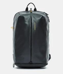 Fashion Mandarina Duck ECO COATED Large Backpack With Zip Black