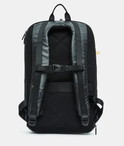 Fashion Mandarina Duck ECO COATED Large Backpack With Zip Black