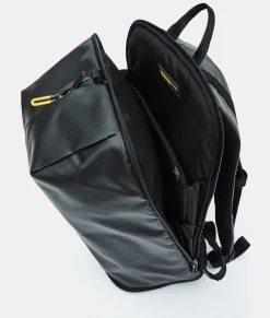 Fashion Mandarina Duck ECO COATED Large Backpack With Zip Black