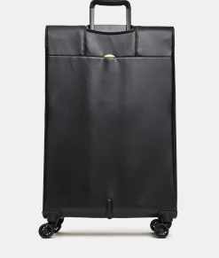 Discount Mandarina Duck ECO COATED Large Expandable Soft Trolley (4 Wheels) | cm 78 X 48 X 27.5/32 Black