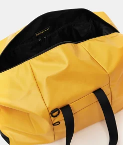 Clearance Mandarina Duck ECO COATED Medium Duffel Bag DuckYellow