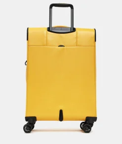 Sale Mandarina Duck ECO COATED Medium Expandable Soft Trolley (4 Wheels) | cm 67 X 43 X 26/29 DuckYellow