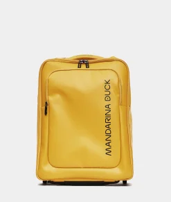 New Mandarina Duck ECO COATED Soft Trolley Backpack  (2 Wheels) | cm 52 X 38.5 X 18 DuckYellow