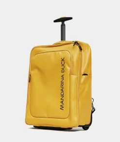 New Mandarina Duck ECO COATED Soft Trolley Backpack  (2 Wheels) | cm 52 X 38.5 X 18 DuckYellow