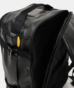 New Mandarina Duck ECO COATED Travel Backpack With Padded Shoulder Straps Black