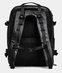 Sale Mandarina Duck ECO COATED Travel Backpack With Padded Shoulder Straps Black