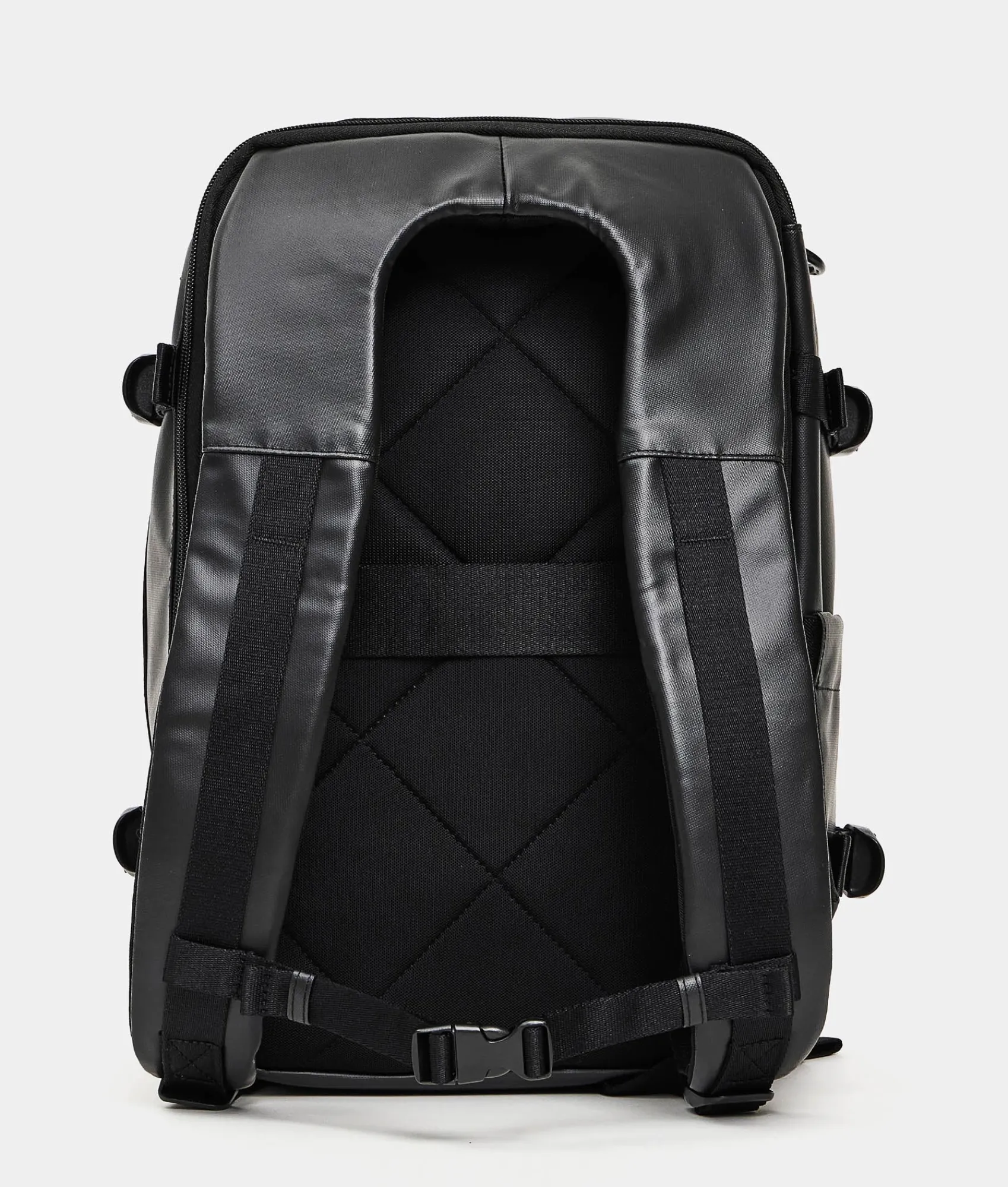New Mandarina Duck ECO COATED Travel Backpack With Padded Shoulder Straps Black