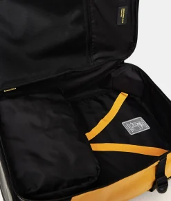 Discount Mandarina Duck ECO COATED Travel Backpack With Padded Shoulder Straps DuckYellow