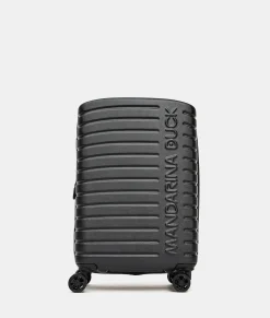 Sale Mandarina Duck FLYDUCK Expandable Cabin Trolley | cm 55X35X23/26 Black