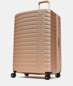 Fashion Mandarina Duck FLYDUCK Large Expandable Trolley | cm 75X39X33/36 Champagne