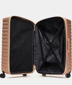 New Mandarina Duck FLYDUCK Medium Expandable Trolley | cm 69X45X31/34 Champagne