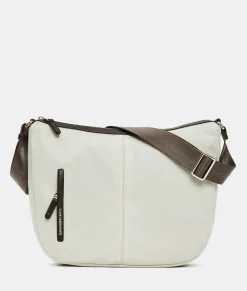 Fashion Mandarina Duck HUNTER Large Crossbody Bag WhitecapGrey