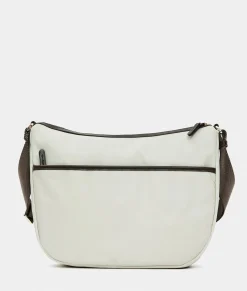 Fashion Mandarina Duck HUNTER Large Crossbody Bag WhitecapGrey