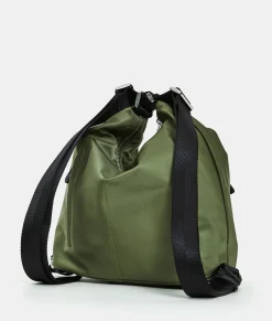 Sale Mandarina Duck HUNTER Medium Backpack Bag MilitaryGreen