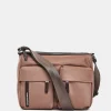 Fashion Mandarina Duck HUNTER Medium Crossbody Bag Beaver