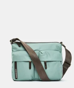 Fashion Mandarina Duck HUNTER Medium Crossbody Bag IcebergGreen