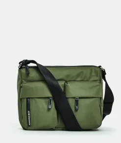 Discount Mandarina Duck HUNTER Medium Crossbody Bag MilitaryGreen