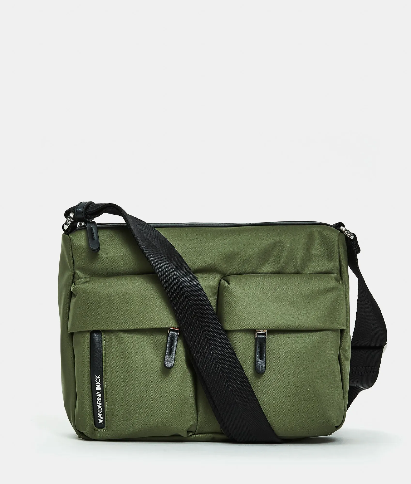 Discount Mandarina Duck HUNTER Medium Crossbody Bag MilitaryGreen
