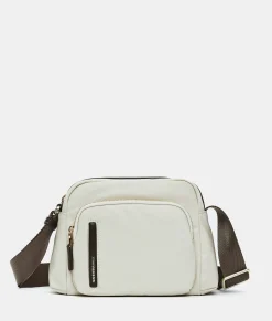 Sale Mandarina Duck HUNTER Medium Crossbody Bag WhitecapGrey