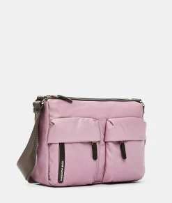 Discount Mandarina Duck HUNTER Medium Crossbody Bag LilacRose