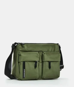 Discount Mandarina Duck HUNTER Medium Crossbody Bag MilitaryGreen
