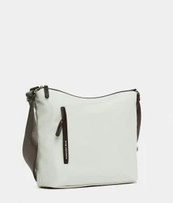 Fashion Mandarina Duck HUNTER Medium Crossbody Bag WhitecapGrey