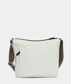 Fashion Mandarina Duck HUNTER Medium Crossbody Bag WhitecapGrey