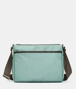 Fashion Mandarina Duck HUNTER Medium Crossbody Bag IcebergGreen