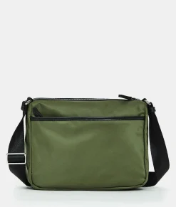 Discount Mandarina Duck HUNTER Medium Crossbody Bag MilitaryGreen