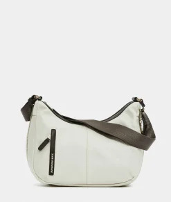 Best Mandarina Duck HUNTER Medium Expandable Crossbody Bag WhitecapGrey
