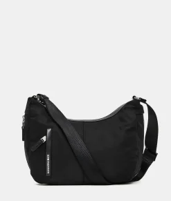 Outlet Mandarina Duck HUNTER Medium Expandable Crossbody Bag Black