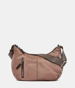 New Mandarina Duck HUNTER Medium Expandable Crossbody Bag Beaver